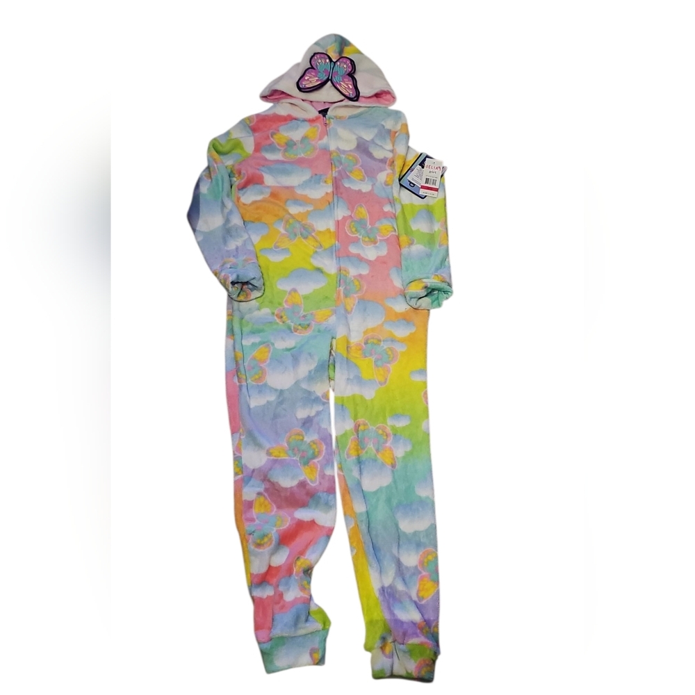 dELiA*s Plush Hooded Pajamas